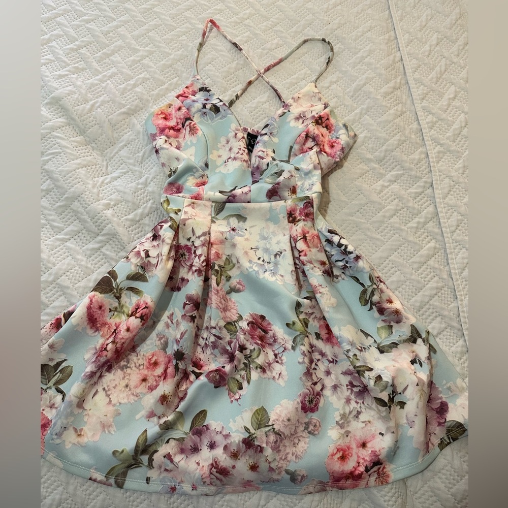 Beautiful sky blue dress